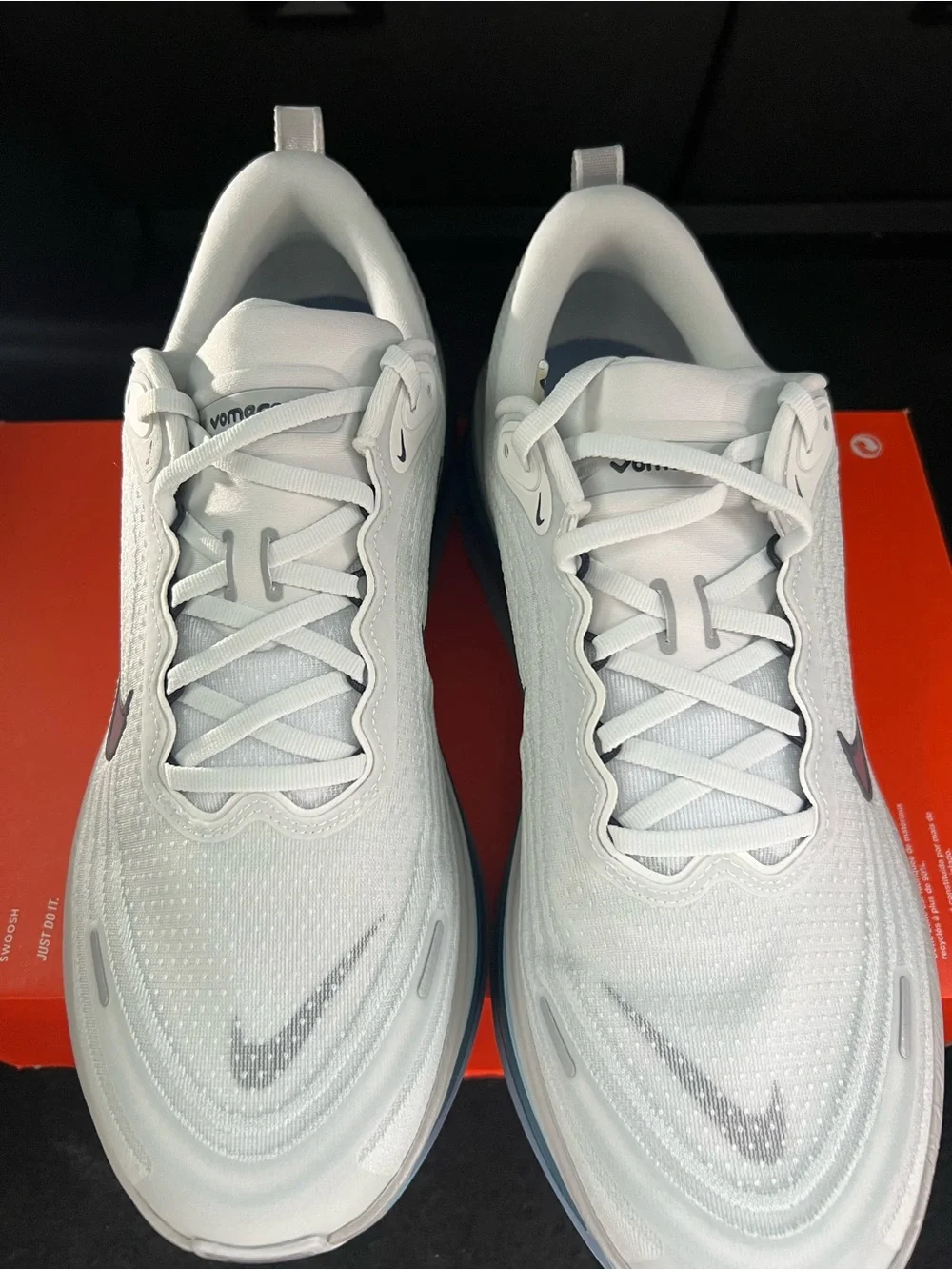Size 13 - Nike Vomero Plus Off White Grey Fog Thunderstorm New No Lid!